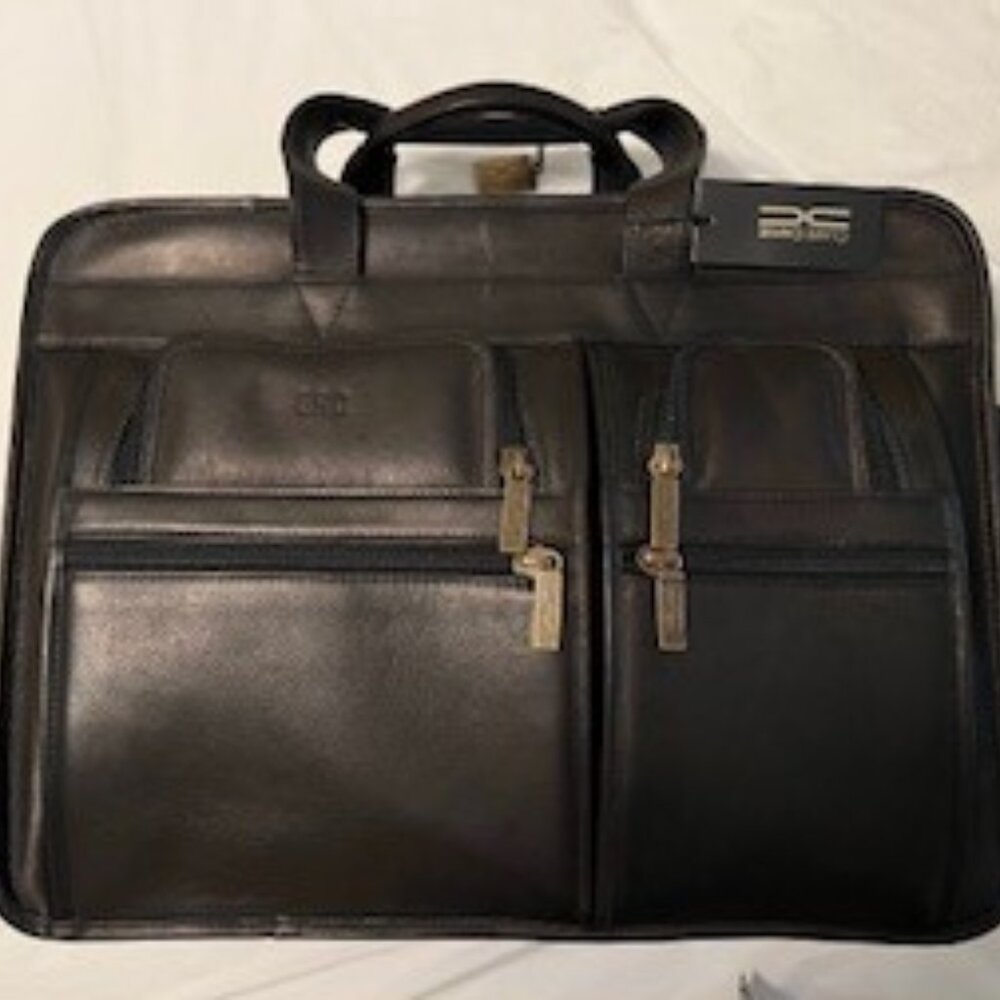 Claire Chase Extra Large Executive Computer Briefcase NWT Retail $509